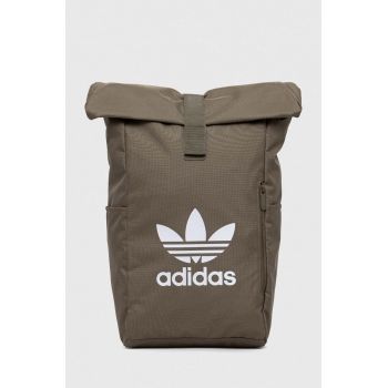 adidas Originals rucsac culoarea verde, mare, cu imprimeu