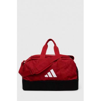 adidas Performance geantă sport Tiro League Small culoarea roșu IB8651 ieftina