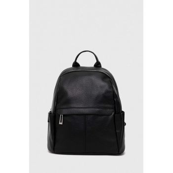 Answear Lab rucsac femei, culoarea negru, mic, neted