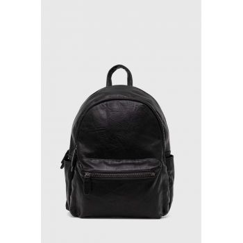 Answear Lab rucsac femei, culoarea negru, mic, neted