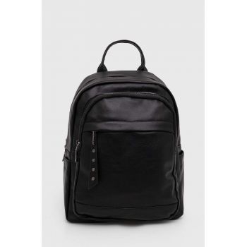 Answear Lab rucsac femei, culoarea negru, mic, neted