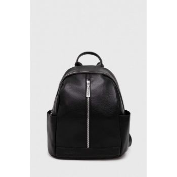 Answear Lab rucsac femei, culoarea negru, mic, neted