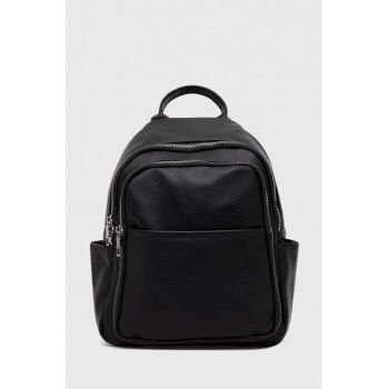 Answear Lab rucsac femei, culoarea negru, mic, neted