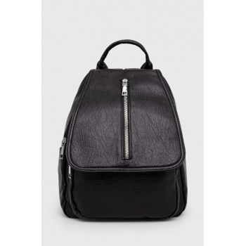Answear Lab rucsac femei, culoarea negru, mic, neted