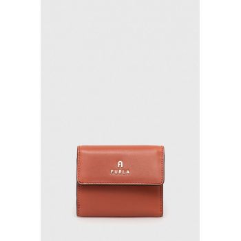 Furla portofel de piele femei, culoarea rosu