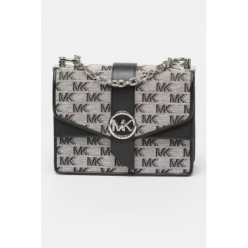 Geanta crossbody cu model monograma Greenwich
