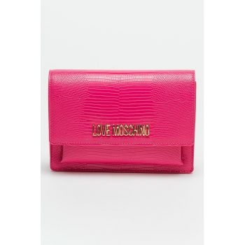 Geanta crossbody din piele ecologica cu logo