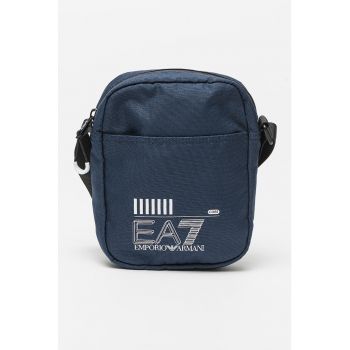 Geanta crossbody unisex cu imprimeu logo