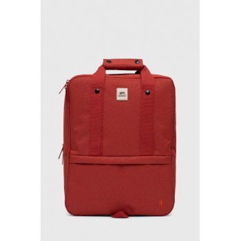 Lefrik rucsac culoarea rosu, mic, neted