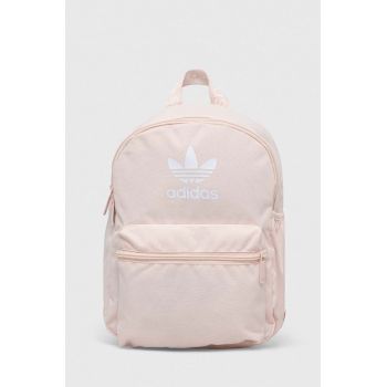 adidas Originals rucsac Small Adicol BP culoarea roz, mic, cu imprimeu