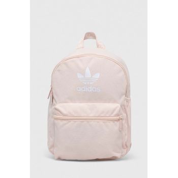 adidas Originals rucsac Small Adicol BP culoarea roz, mic, cu imprimeu IC8537-pink