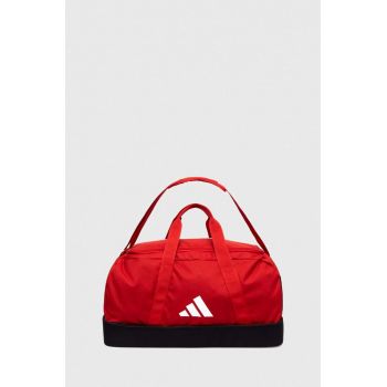 adidas Performance geantă sport Tiro League Medium culoarea roșu IB8654 ieftina