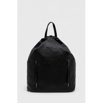 Answear Lab rucsac femei, culoarea negru, mare, cu imprimeu