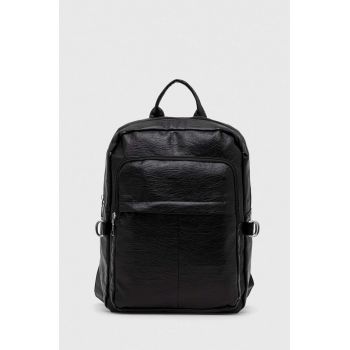 Answear Lab rucsac femei, culoarea negru, mare, neted