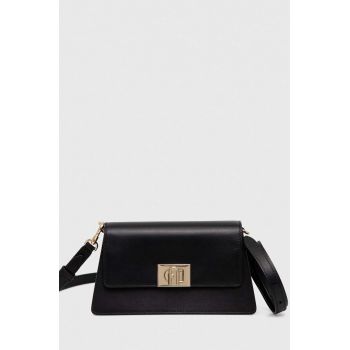 Furla poseta Zoe culoarea negru