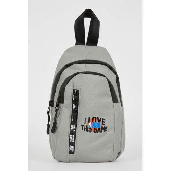 Geanta slingbag cu text