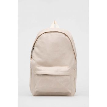 Answear Lab rucsac femei, culoarea bej, mare, neted