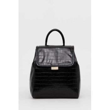 Answear Lab rucsac femei, culoarea negru, mic, neted