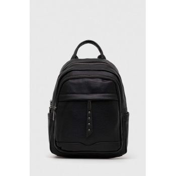 Answear Lab rucsac femei, culoarea negru, mic, neted