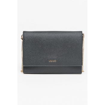 Geanta plic cu bareta detasabila din lant Caliwen - Negru