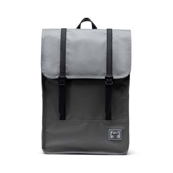 Herschel rucsac Survey Backpack culoarea gri, mare, neted 10999.05643.OS-Gargoyle