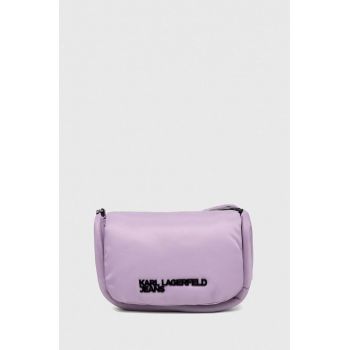 Karl Lagerfeld Jeans poseta culoarea violet