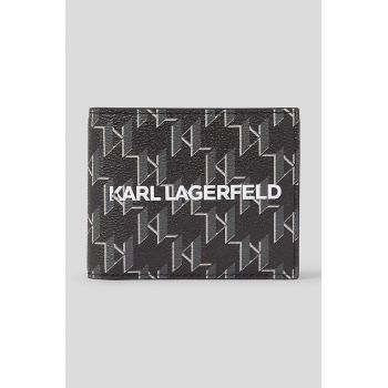 Karl Lagerfeld portofel barbati, culoarea negru