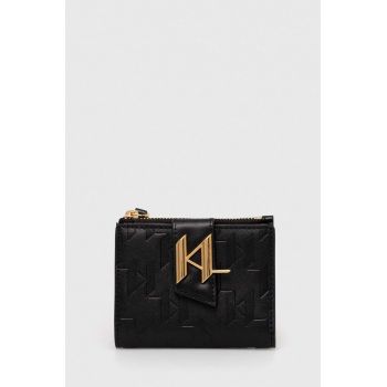 Karl Lagerfeld portofel femei, culoarea negru