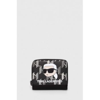 Karl Lagerfeld portofel femei, culoarea negru