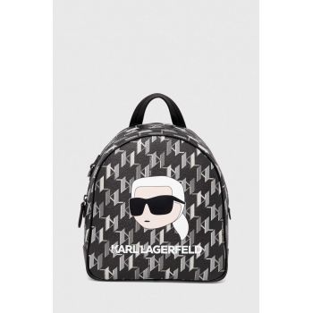 Karl Lagerfeld rucsac femei, culoarea negru, mic, modelator