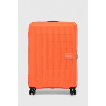 American Tourister valiză culoarea portocalie