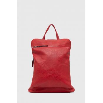 Answear Lab rucsac femei, culoarea rosu, mic, neted