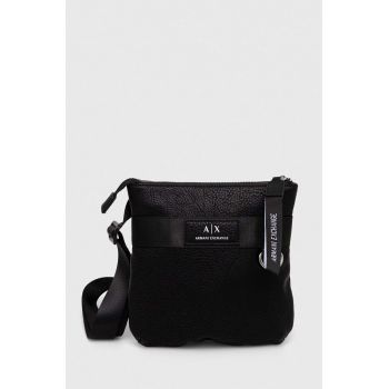 Armani Exchange borseta culoarea negru