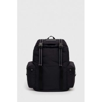 Armani Exchange rucsac barbati, culoarea negru, mare, neted