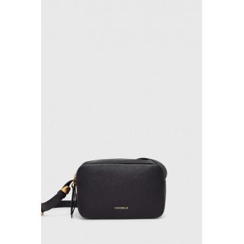 Coccinelle poseta de piele culoarea negru