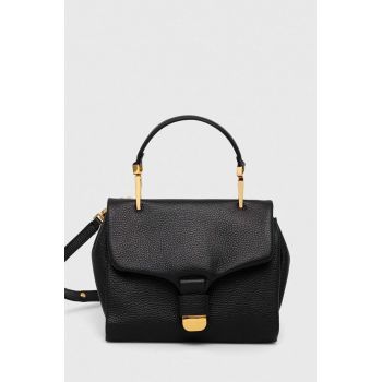 Coccinelle poseta de piele culoarea negru