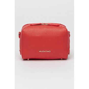 Geanta crossbody de piele ecologica cu logo in relief Pattie