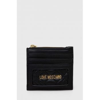 Love Moschino portofel femei, culoarea negru