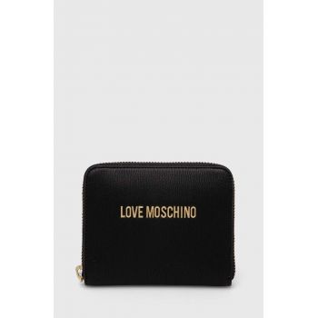 Love Moschino portofel femei, culoarea negru