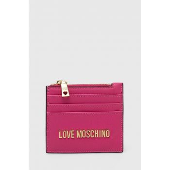 Love Moschino portofel femei, culoarea roz