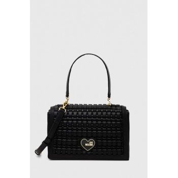 Love Moschino poseta culoarea negru