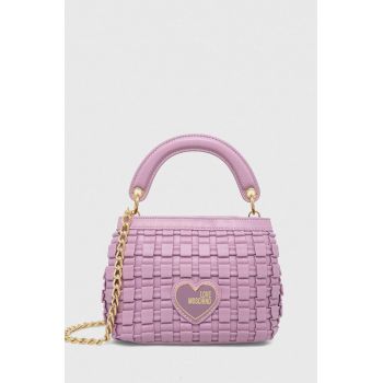 Love Moschino poseta culoarea violet