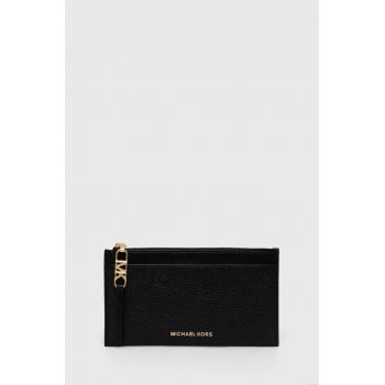 MICHAEL Michael Kors portofel de piele femei, culoarea negru