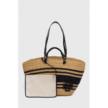 Tory Burch poseta culoarea bej
