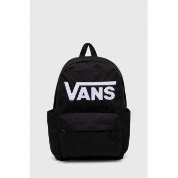 Vans ghiozdan copii NEW SKOOL BACKPACK culoarea negru, mic, modelator