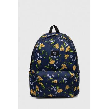 Vans rucsac culoarea albastru marin, mare, modelator