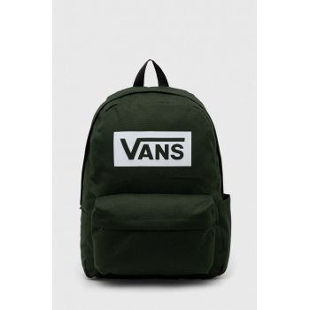 Vans rucsac Old Skool Boxed culoarea verde, mare, cu imprimeu VN0A7SCHBD61
