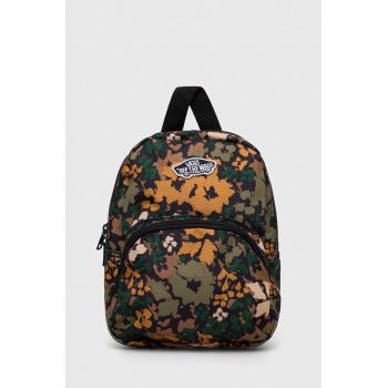 Vans rucsac culoarea verde, mic, modelator