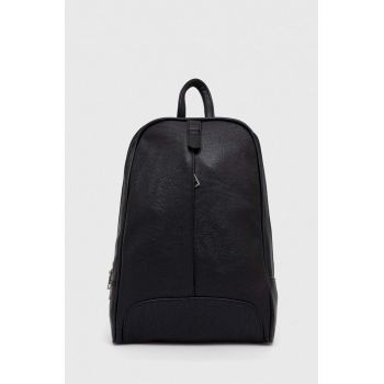 Answear Lab rucsac femei, culoarea negru, mic, neted