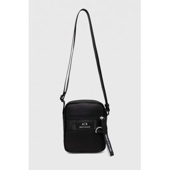 Armani Exchange borseta culoarea negru